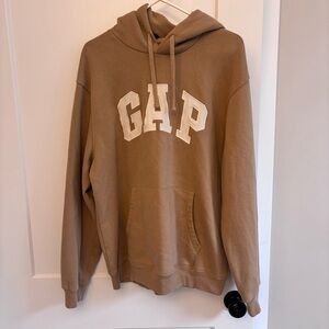 GAP Men's Tan Hoodie Sweater
